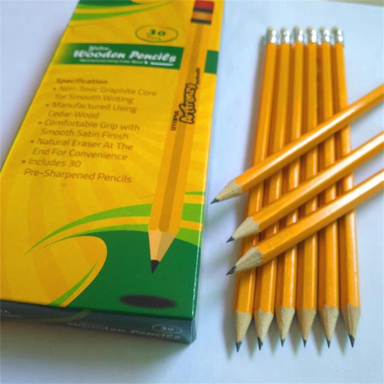 Bút chì thân vàng chuyên dụng cho học sinh vẽ tranh