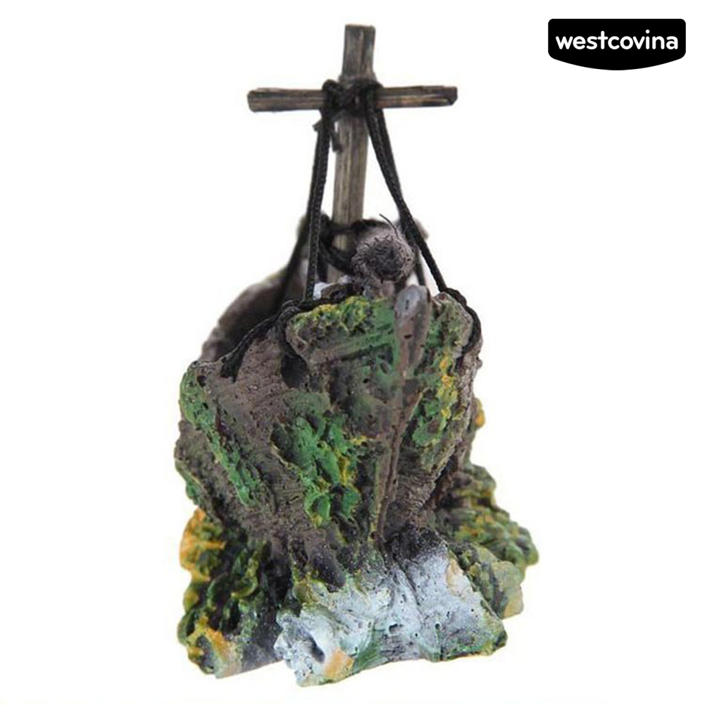 Mô hình thuyền buồm mini trang trí hồ cá