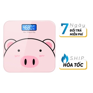 Cân điện tử hình heo hồng