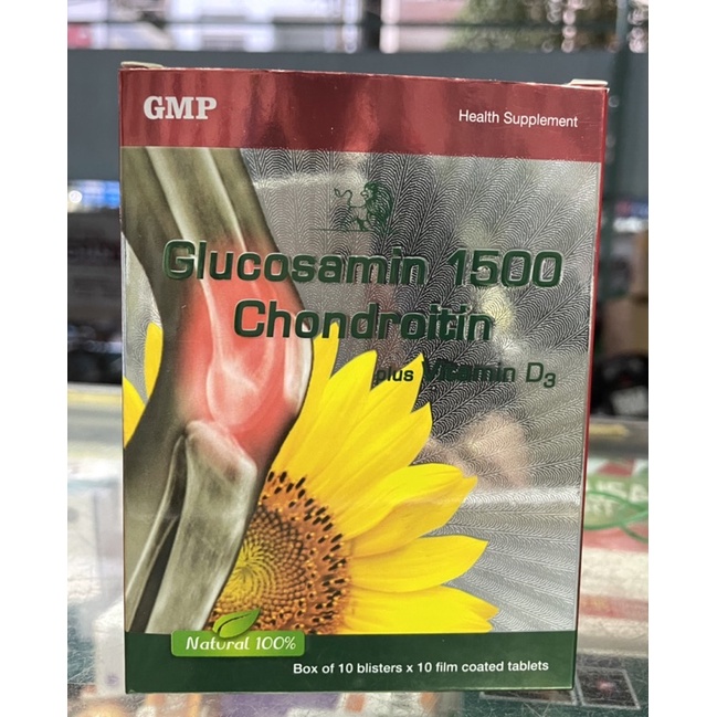 GLUCOSAMINE CHONDROITIN_VIÊN UỐNG HỖ TRỢ XƯƠNG KHỚP CÓ THÀNH PHẦN VITAMINE D3