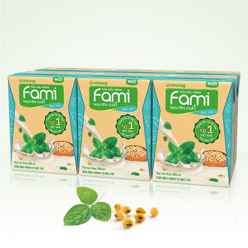 Sữa Fami bạc hà 1 thùng