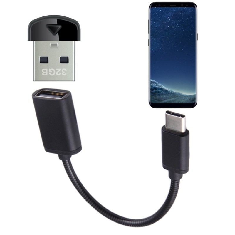 Cáp sạc và truyền dữ liệu nối đầu cắm USB 3.1 Type C với cổng OTG bằng kim loại cho LG G6 G5