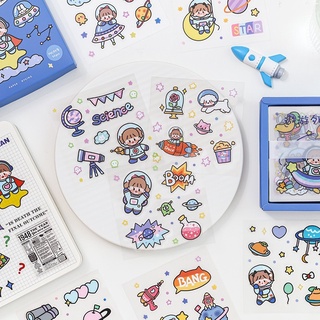 🌍Set 50 tấm sticker cute dễ thương