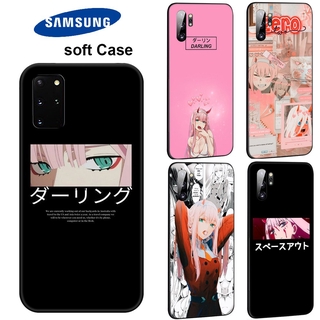 Ốp điện thoại mềm hình SH179 Darling In The Franxx cho Samsung Galaxy A11 A21 A21s A41 A51 A71 A81 A91 A2 J4 Core