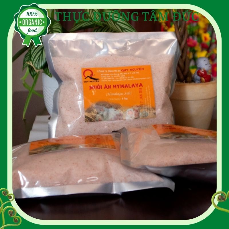 Muối ăn Himalaya Quy Nguyên gói 1kg - Thầy Tuệ Hải chùa Long Hương