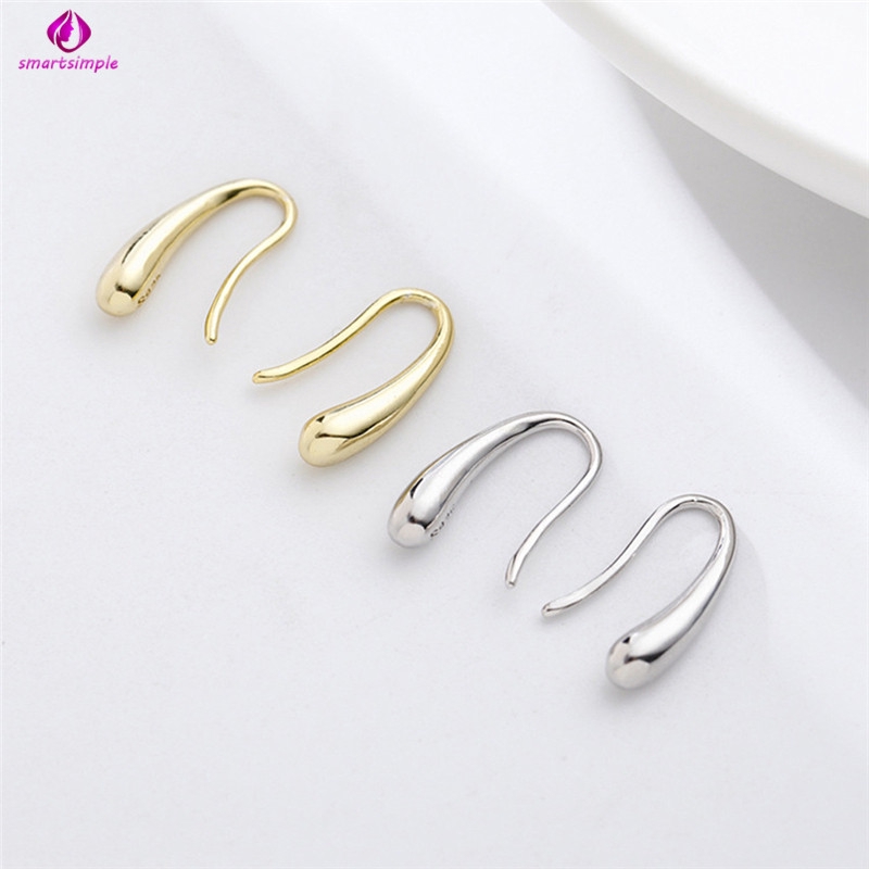 Đôi Khuyên Tai Thời Trang Thiết Kế Hình Giọt Nước Sáng Tạo