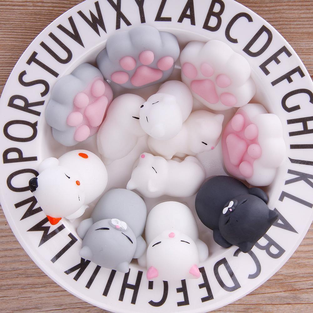 |Superbaby| Đồ Chơi Mochi Mềm Hình Mèo Hoạt Hình Vui Nhộn