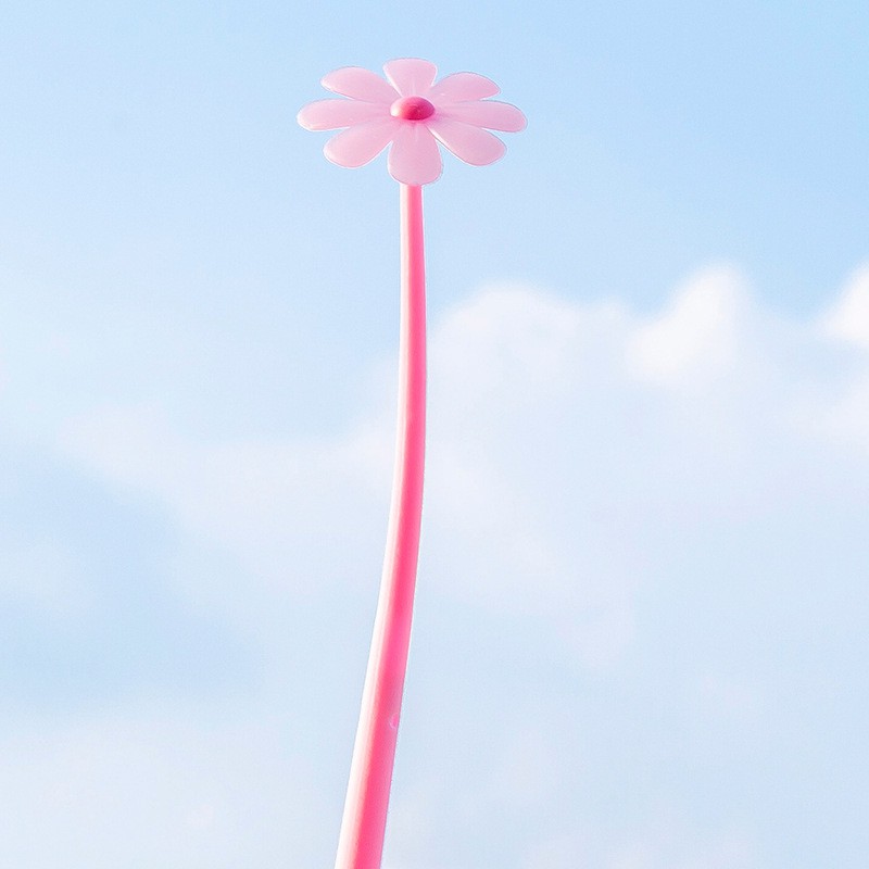 Màu Sắc Bút Mực Gel Ngòi 0.38MM Hình Hoa Hướng Dương Thay Đổi Màu Sáng Tạo Cho Học Sinh