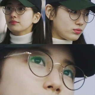 Mắt kính tròn ngố hàn quốc