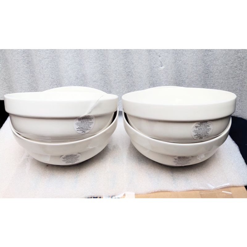 (HCM) Combo 2 tô sứ 20cm có ngấn (tô đựng canh)