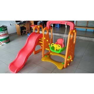 Cầu trượt liên hoàn xích đu