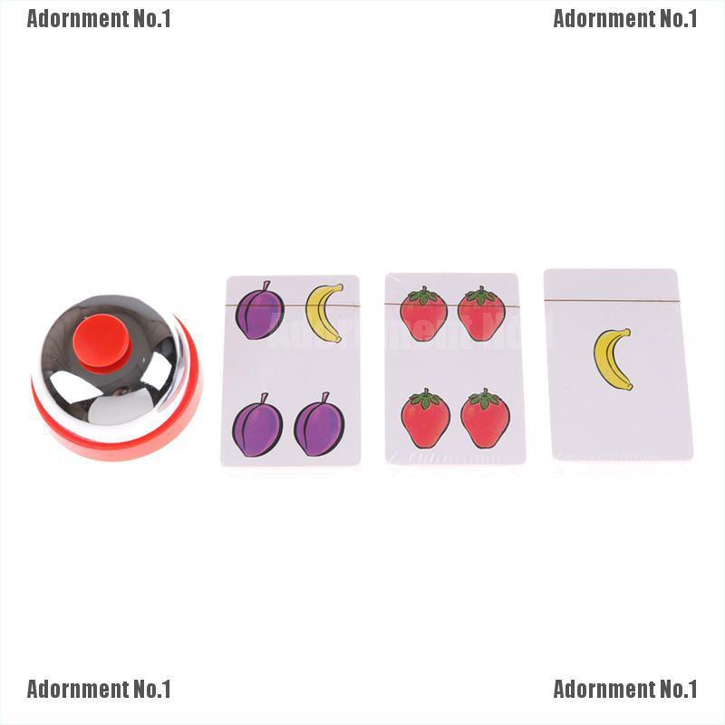 [AdornmentNo1]  Halli Galli Board Game 2-6 Players Cards Game For Party/Family/Friends Easy To Play