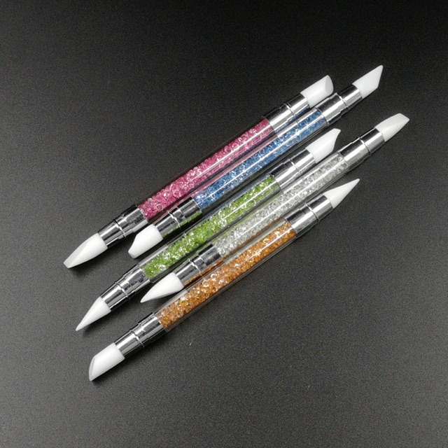 Bộ silicon 5 cây 2 đầu chuyên làm nail