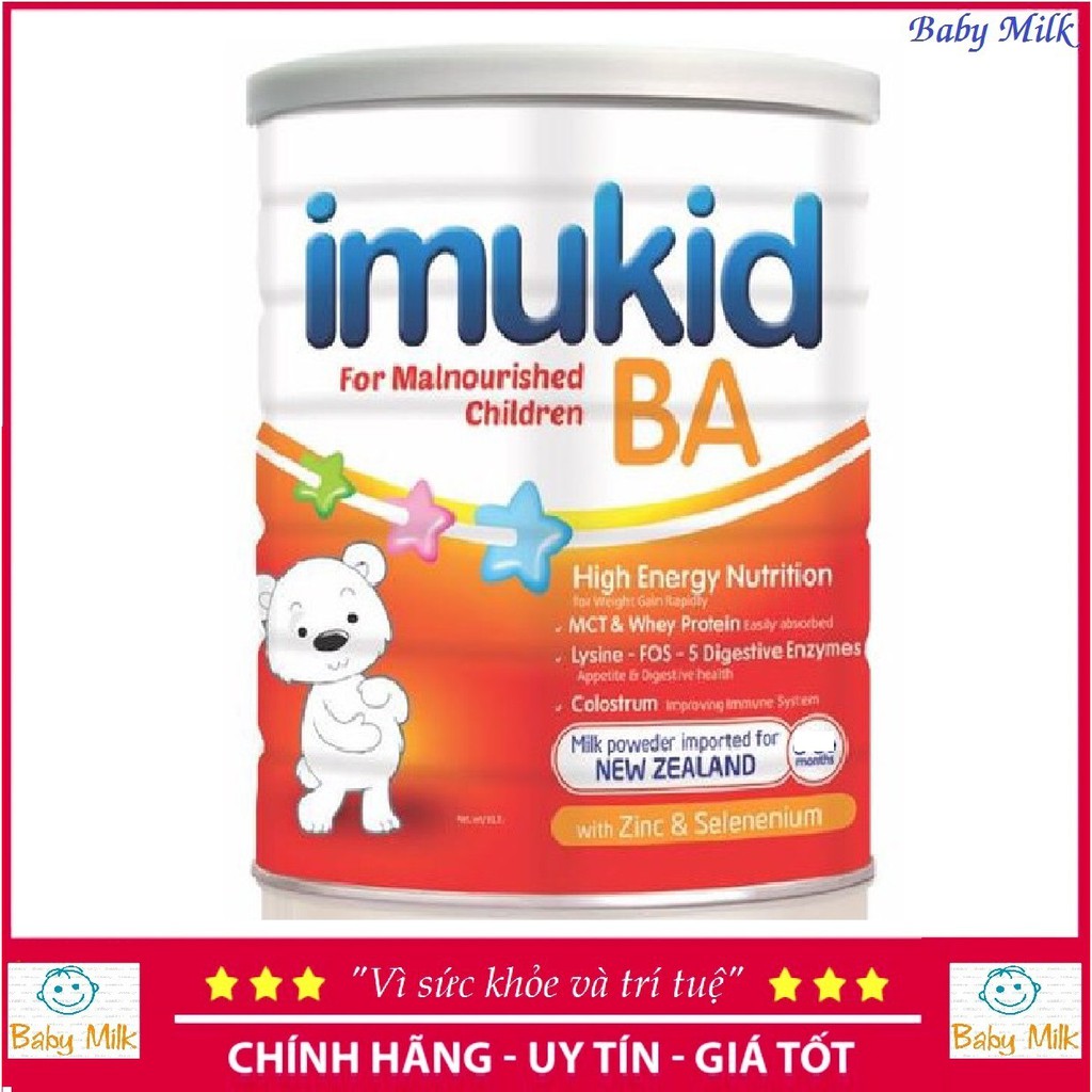 Sữa bột Medi BA gold (900g) imukid BA mẫu mới