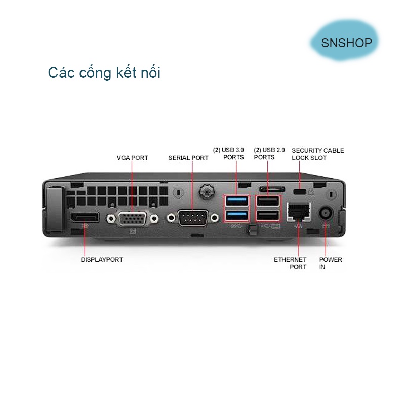 Máy Tính Để Bàn HP EliteDesk 800 G2 Desktop Mini 35W - CPU i5 6500 Ram 8GB SSD 256G- Bảo Hành 3 Tháng | BigBuy360 - bigbuy360.vn