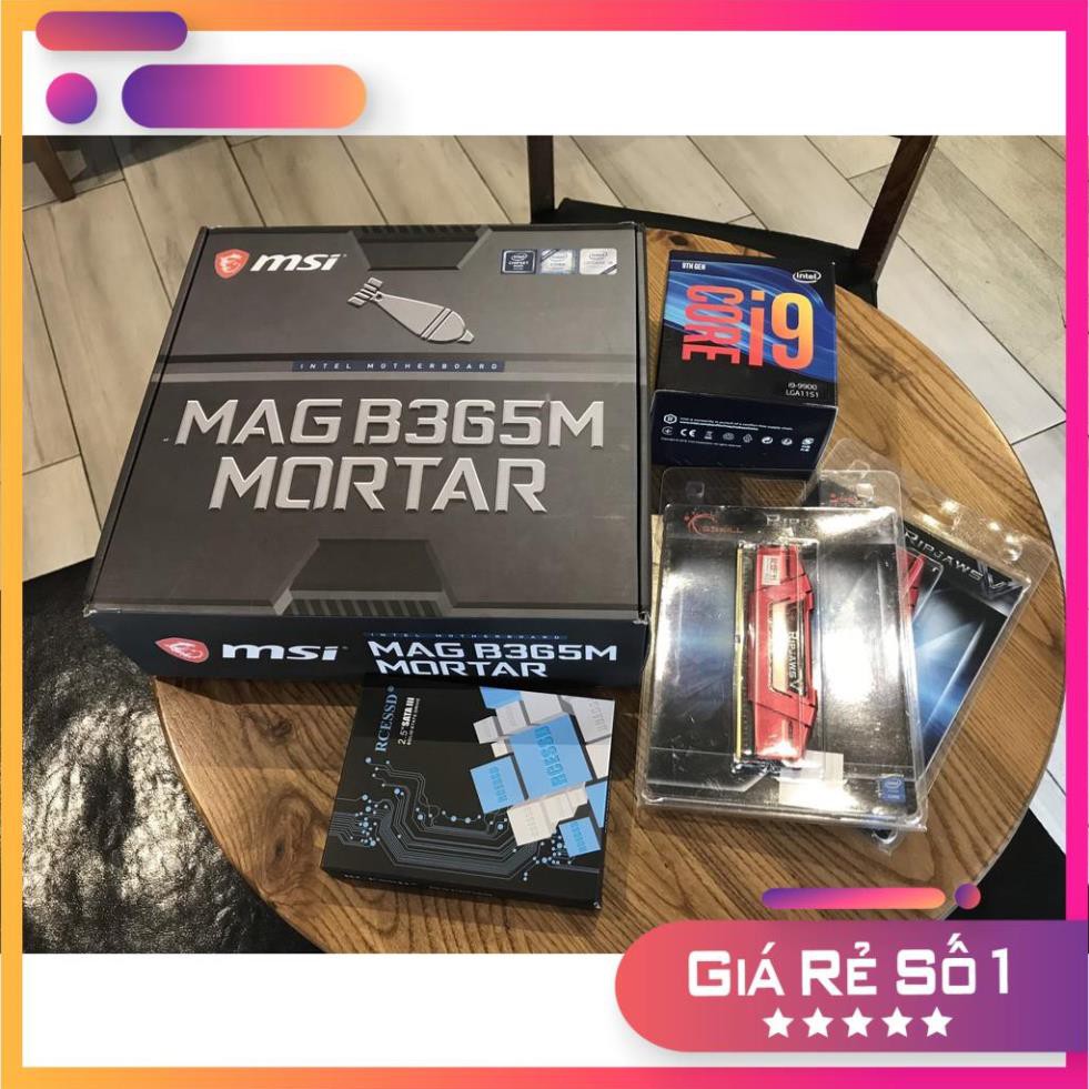 [RẺ SẬP SÀN] MÁY TÍNH Bàn THIẾT KẾ ĐỒ HỌA – GAMING CORE I9- 9900K|B365|RAM16GB|GTX950