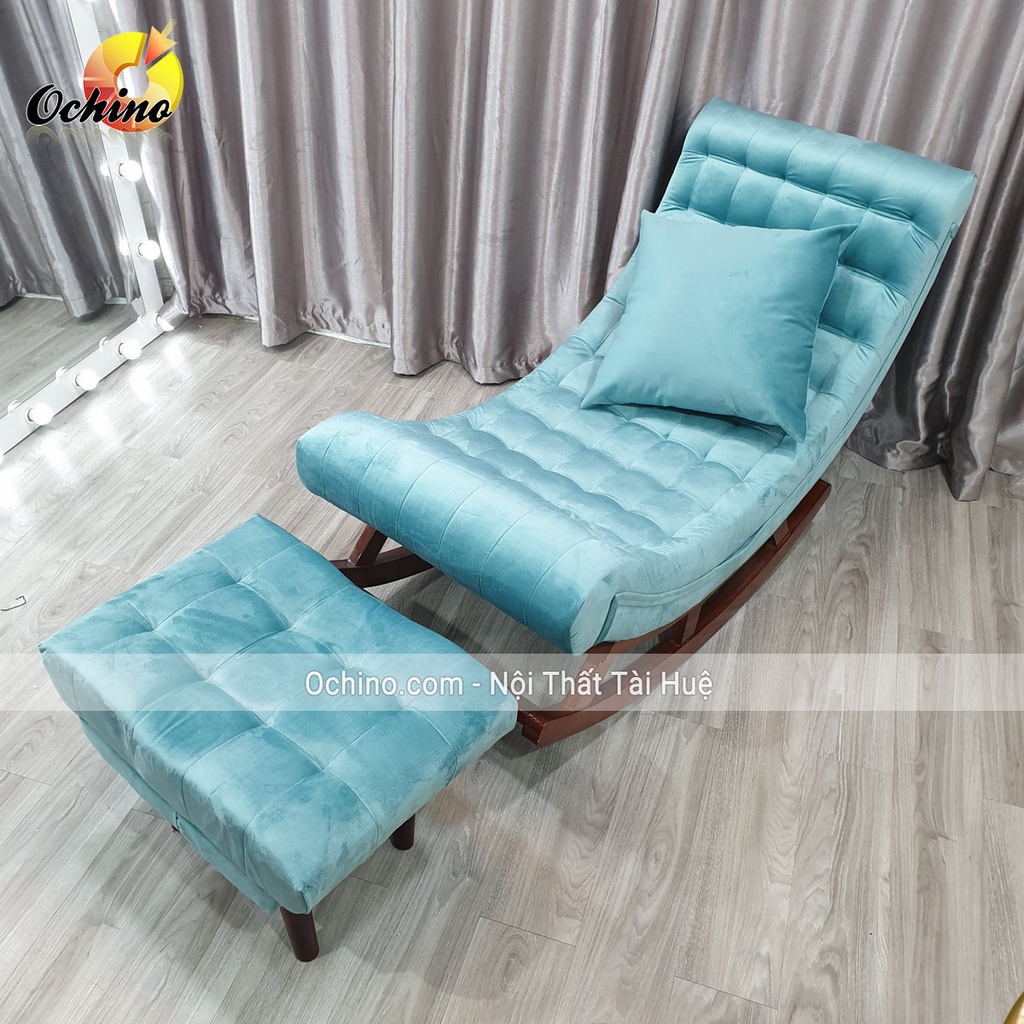 Ghế sofa bập bênh Thư giãn khung gỗ cao cấp (Hình Thật và video)