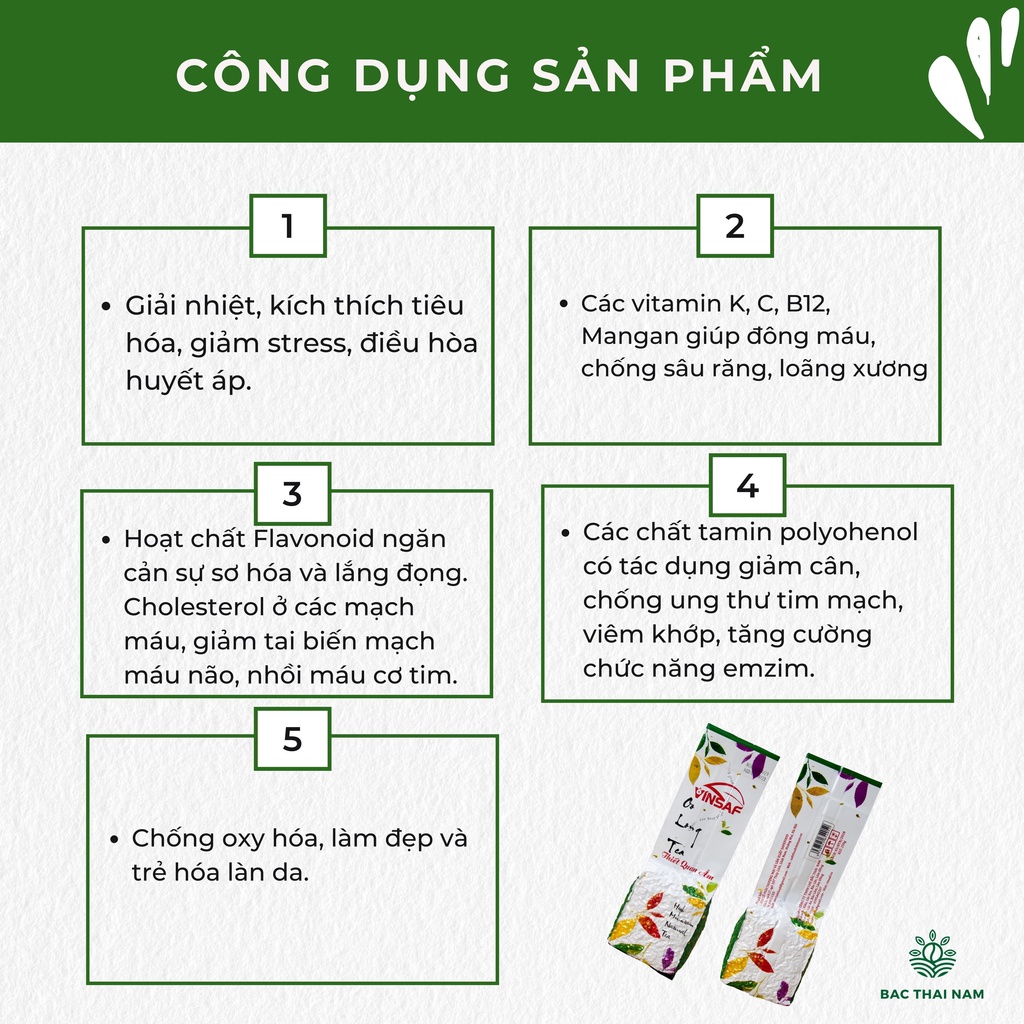 Trà olong Thiết Quan  m VinSaf 500g nguyên liệu pha chế đồ uống trà sữa TOLTQA500