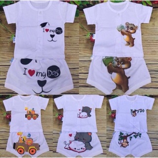 Combo 25  bộ cộc tay cotton