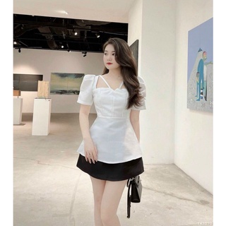 Áo peplum cổ V 2M