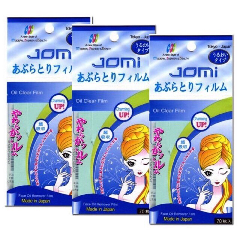 Giấy thấm dầu Jomi Oil Clear Film 70 tờ | BigBuy360 - bigbuy360.vn