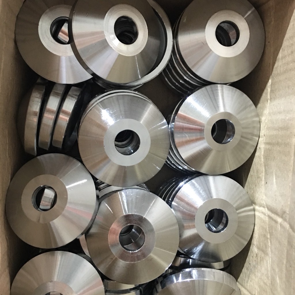 Chân tăng chỉnh chiều cao, chân tăng chỉnh phi 80mm mạ crom Ren M16x100mm