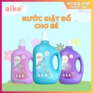 Nước giặt quần áo trẻ em Aiko 3 lít - Nước giặt xả quần áo cho bé Aiko