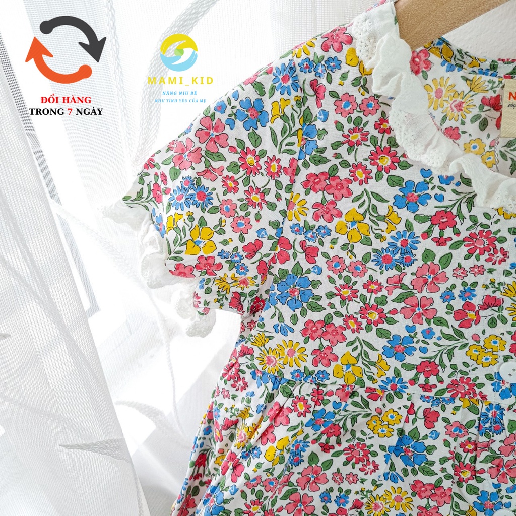 váy xinh cho bé gái 1-7 tuổi, hoa nhí siêu dễ thương ,Mamikid