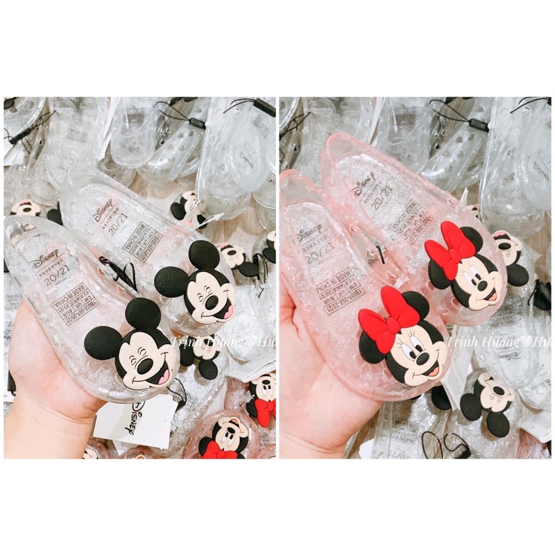Giày mickey nhựa siêu mềm cho bé gái