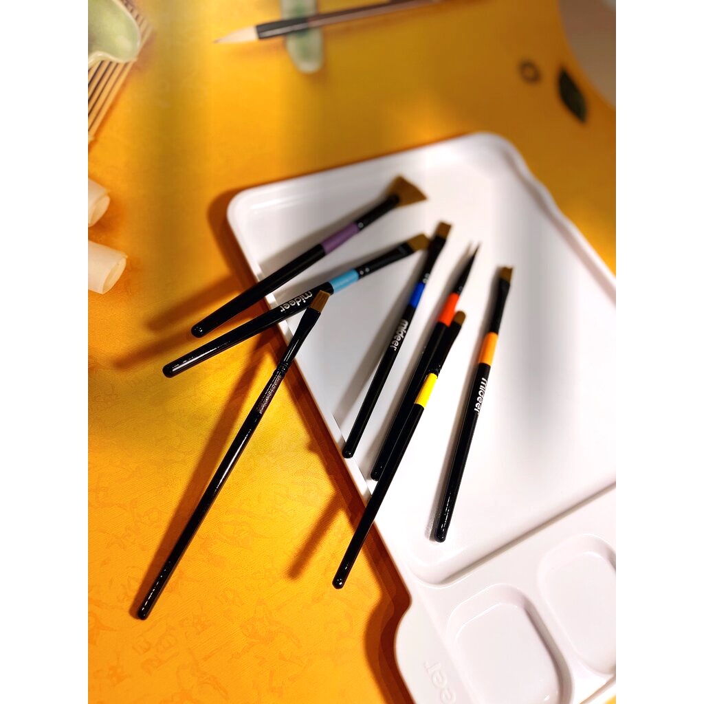 Bộ Cọ Vẽ Cho Bé Từ 3 Tuổi Dễ Dàng Học Vẽ - Finger Paint Brush Set - Mideer