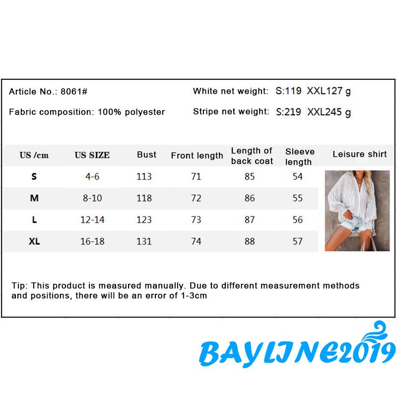 Áo sơ mi nữ tay dài dáng rộng màu trơn kẻ sọc thời trang