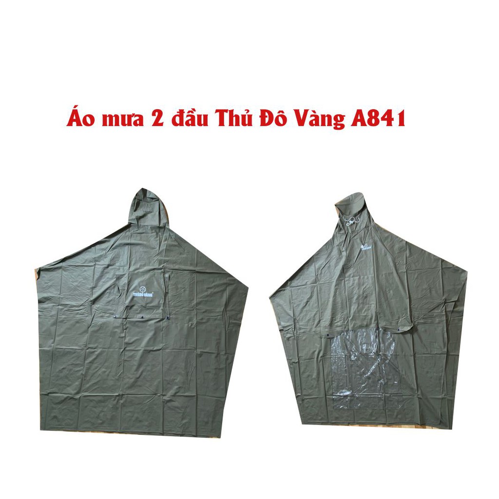 Áo mưa 2 đầu cao cấp chính hãng Thủ Đô Vàng A841