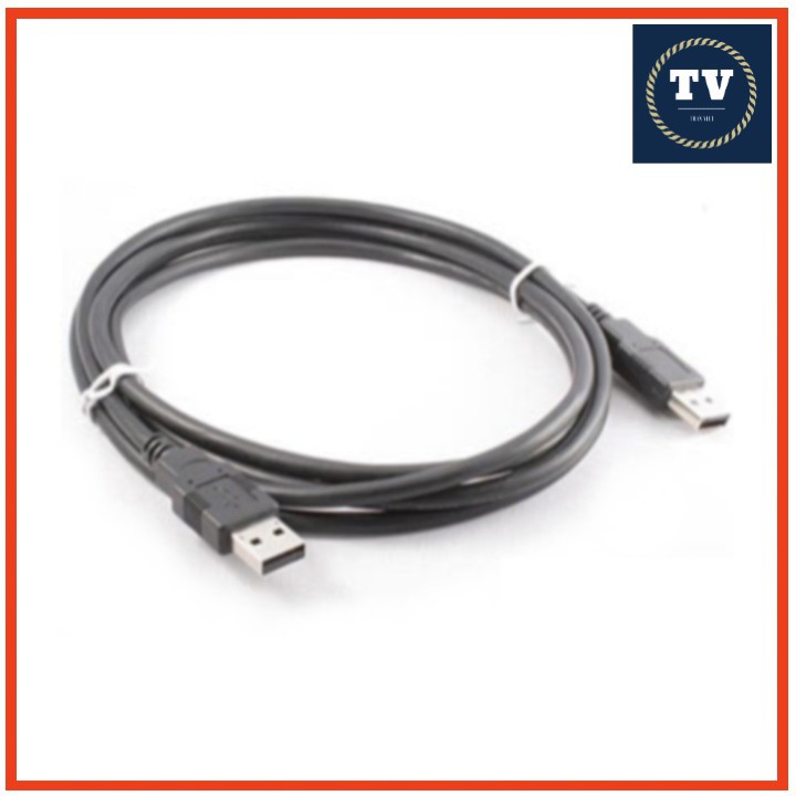 Cáp USB 2 đầu dương 1.5m đen | dây usb 2 đầu 1.5m đen