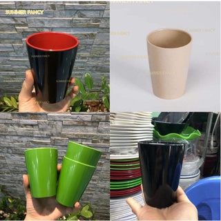 [Kho Sỉ] Cốc Nhựa Phíp Đen Song Long Plastic - Size 8/9/10, 4 Màu, Dùng Uống Nước/Trà Đá, Giá tốt