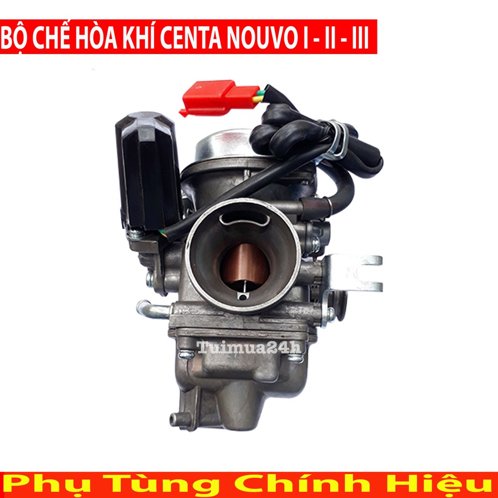 BỘ CHẾ HÒA KHÍ XE TAY GA CENTA Nouvo 1, Nouvo 2, Nouvo 3