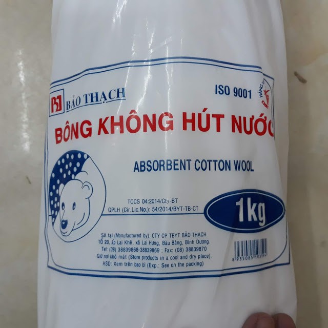 Bông không hút nước 1kg