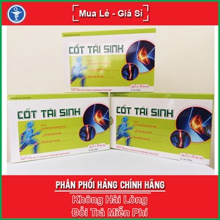 Cốt Tái Sinh 20 viên hỗ trợ làm chậm quá trình thoái hoá khớp, bổ sung lượng dịch khớp, giảm khô khớp, viêm khớp