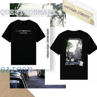 Áo thun SAIGON vintage streets Sài Gòn chill vibe local brand