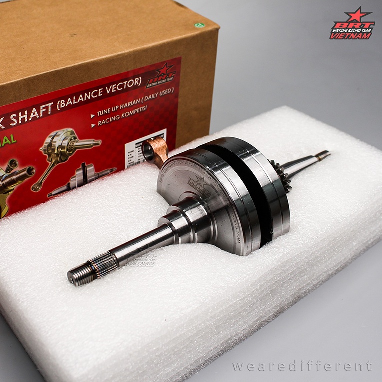 CỐT DÊN BRT VARIO - AIRBLADE - PCX HÀNH TRÌNH +6.0MM KHÔNG SỬ DỤNG THỚT LÒNG - Hàng Chính Hãng