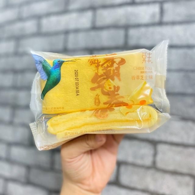 [HCM] [Sẵn] 1 Cái Bánh Bông Lan Chim Xanh Đài Loan Date mới - Đồ Ăn Vặt . Bông lan