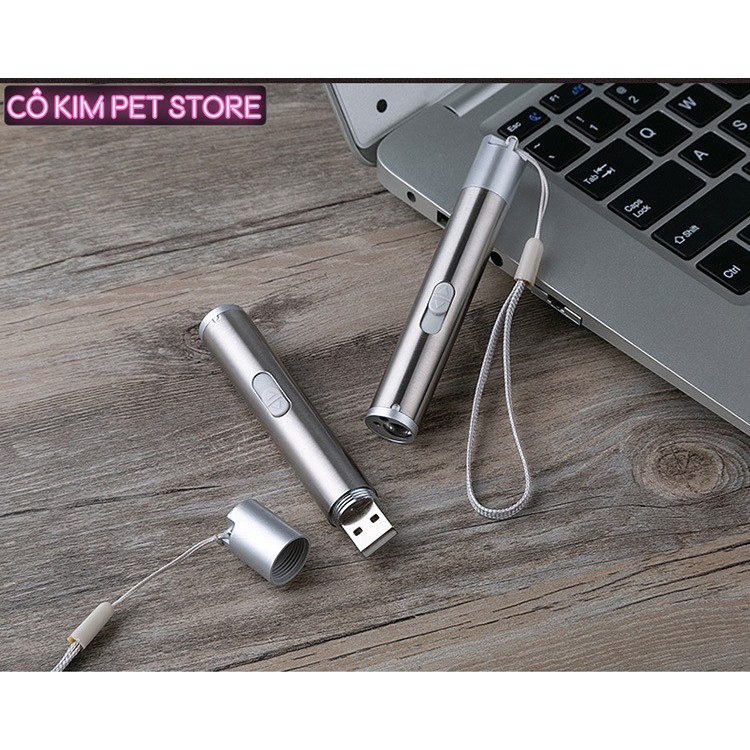 Đèn Laze Sạc USB Đồ Chơi Cho Mèo