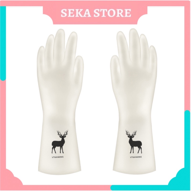 Găng tay cao su, găng tay hươu siêu dai, bền, mềm dễ cử động SEKA STORE -  11GTH