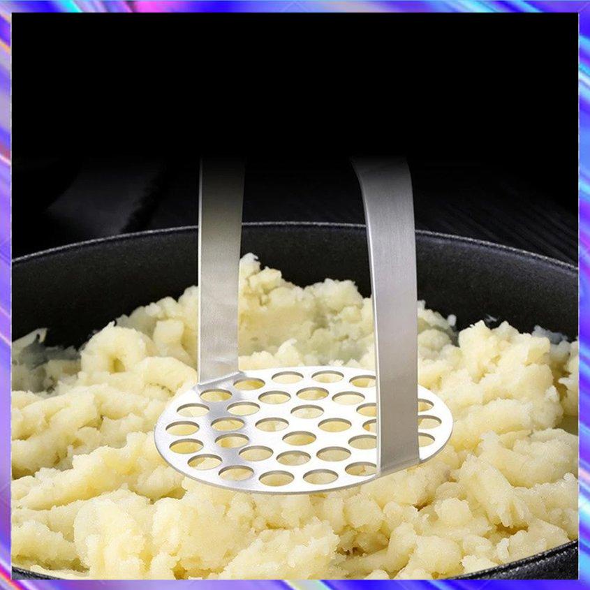 Potato Masher Stainless Steel Heavy Duty Anti-Slip Hand Masher For Potatoes
