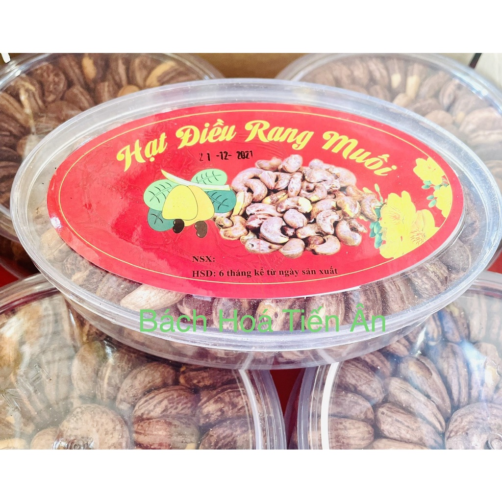 Hạt Điều Vỏ Lụa Rang Muối Hạt To Rang Thủ Công Không Chất Béo 500g-400g