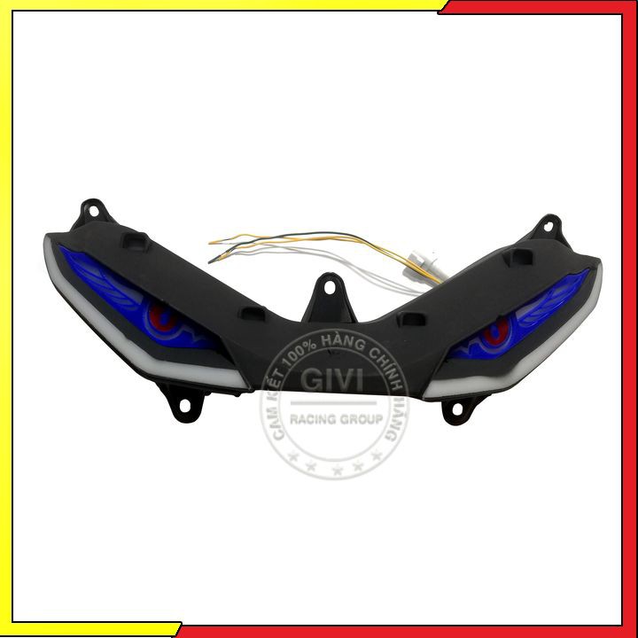 Đèn Led Audi Mắt Cáo Exciter 150  A11 Đỏ - Có Sẵn Jack Điều Khiển Trên Điện Thoại