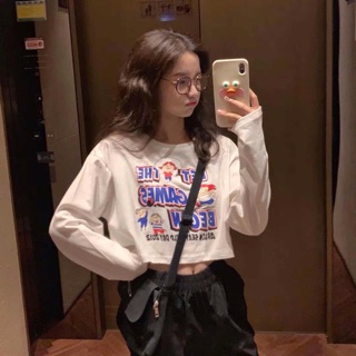 Order - áo croptop dài tay ulzzang