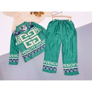 Bộ quần áo ngủ chất lụa satin