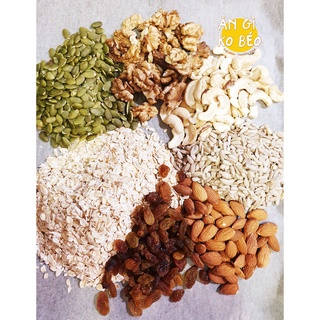 Combo 3 Túi Granola Mixed Hạt Loại 500gram