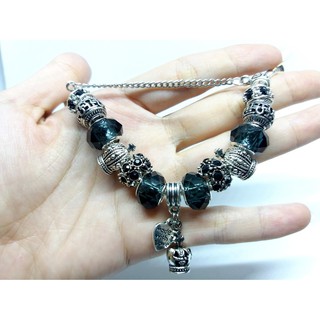 Vòng Charm Thần Bóng Tối - Queen Silver