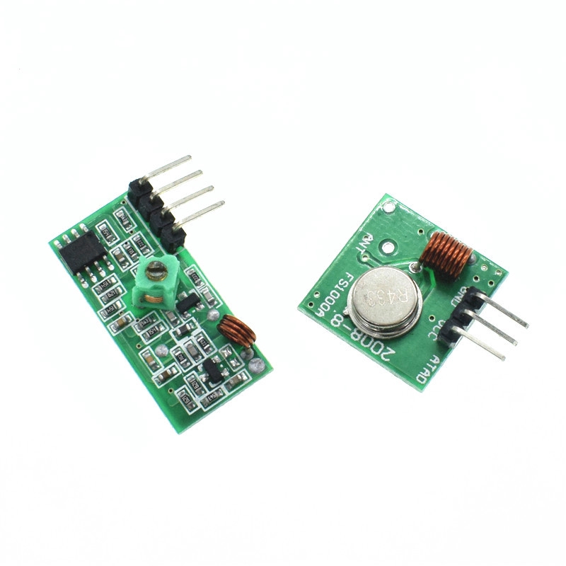 Set mô-đun thu phát tín hiệu không dây 315Mhz 433Mhz RF cho Arduino tự làm